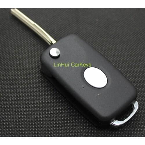 PINECONE for Mitsubishi Lioncel Zinger 1 Button Uncut Brass Blade Modified Remote Blank ABS Key Shell 1Pc