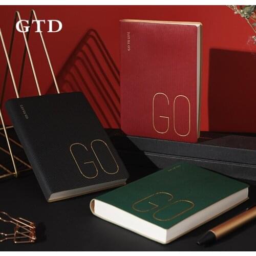 A7 Notebook Portable School Diary Vertical Stripe Daily Planner Small Exquisite Students Notebook