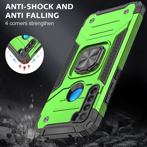 Drop resistance Rugged Case For Xiaomi Redmi Note 8 2021 Armor Fall resistant impact Shock proof Shield Car Magnetic Cover