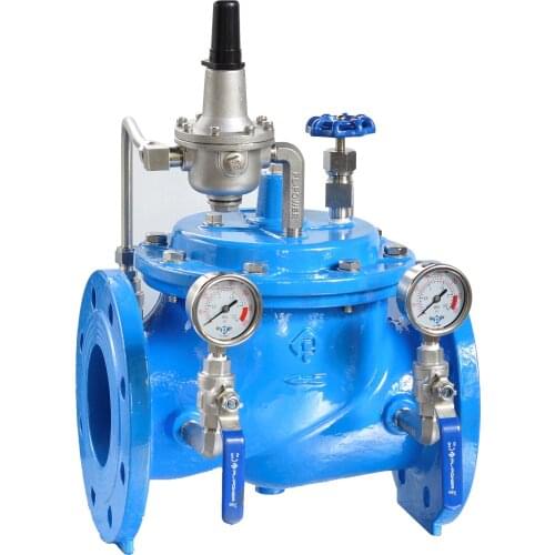 200HCV PN50 aikon industrial pressure reducing valve hydraulic control valves for water transmission lines
