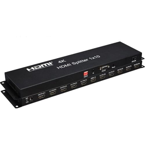 HDMI Splitter 1-in 10-out 9-out Splitter 1 Minute 10 Splice Screen 3x3 Dedicated HD4K Screen