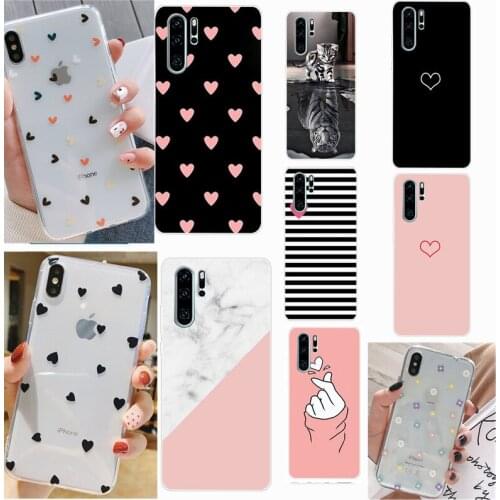Silicone case for Huawei Nova 5T hone Shell TPU For Huawei P30 Pro P40 Lite E Y9 Prime 2019 Honor 8X Y6P Protective Cover Case