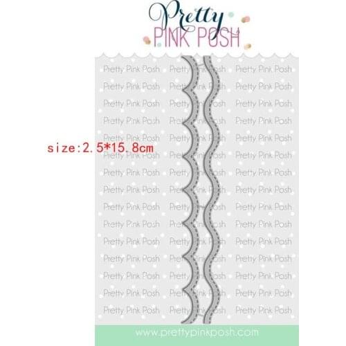 Sirius Summer waves background Metal cutting dies cut die mold card Scrapbook paper craft knife mould blade punch stencils new