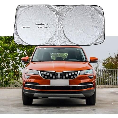 Car Windshield Sun Shade Cover Sunshade Visor For Skoda Octavia Superb Fabia 1 2 3 Mk1 Mk2 Mk3 A5 Vrs Rs Sportline Accessories