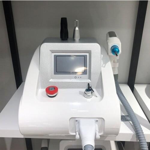 Q-Switched ND YAG with red laser point for tattoo removal carb peeling treatment laser eyebrow remover Facial Whitening Device