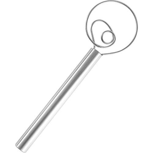 Danish Dough Whisk Stainless Steel Dutch Dough Hand Egg Mixer Whisk Kitchen Tool