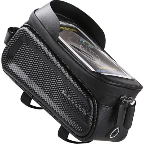 Mobile Phone Case Bicycle Bag Waterproof Multi-function Touch Screen Riding Bag Mountain Bike Front Beam Bag Cycling Accessories