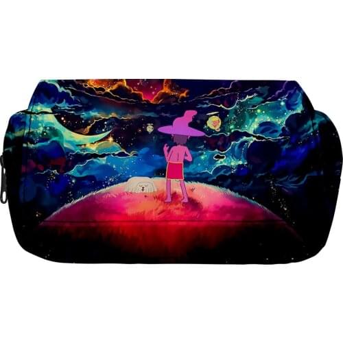 The Midinght Gospel 3D Merch School large clutch bag, suitable for girls, boys, teenagers, cute double Kawaii bag