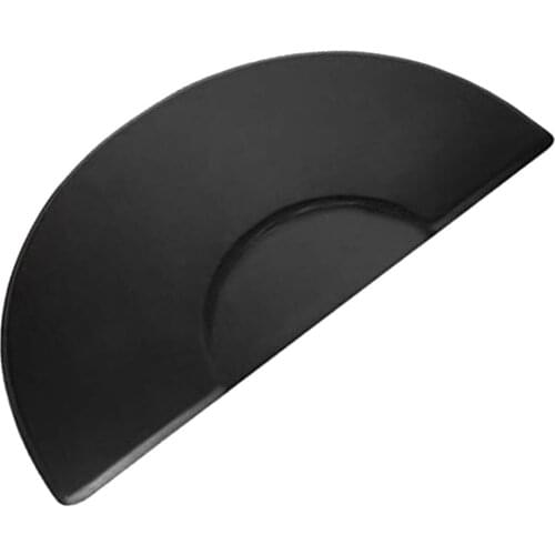 Black Semi Circle 5'x3' 1/2" Barber Salon Chair Anti Fatigue Floor Mat Supplies