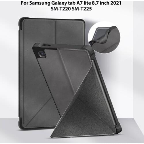 For Samsung galaxy tab A7 LITE 8.7 inch tablet Transformer Case for 2021 galaxy tab A7 LITE Funda Cover Origami