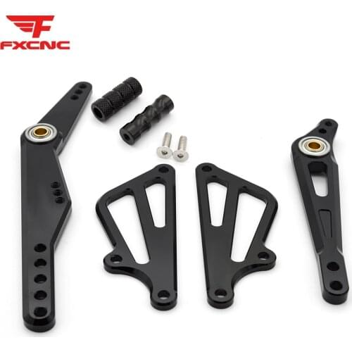 For Yamaha YZF R1 2015-2018 CNC Aluminum Alloy Motorcycle Rearset Footrest Footpeg Pedal Rear set Foot rest Accessories Part