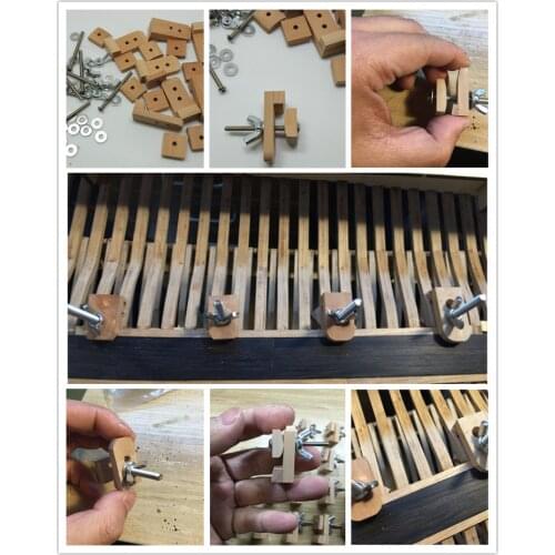 Hull planking clamps for model ship PLANKING clamps, pear wood, 10 pcs/box
