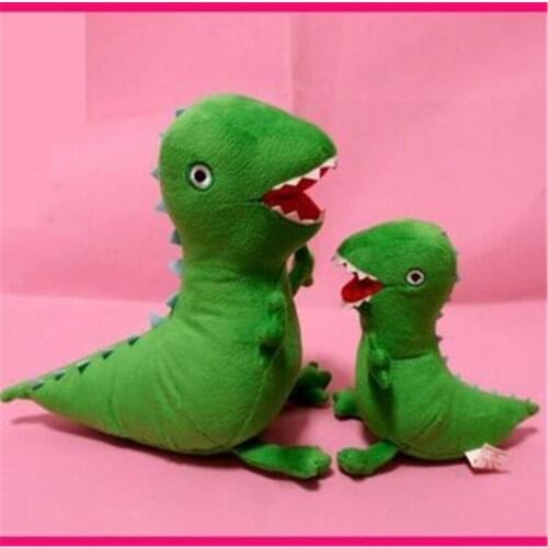 2018 New Hot High Quality Mr. Dinosaur Plush Doll Toy Anime Soft Kids Gifts Green Curious Popular Plush Doll Toy Christmas Gift