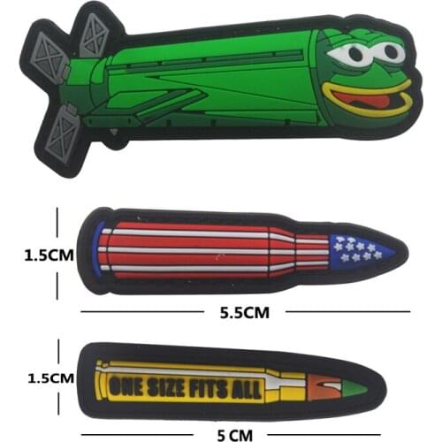 Submarine Frog Bullet Flight Service Battle Tactics Military Stripe Fashion PVC Embroidered Armband Sticker Clothes Backpack Hat