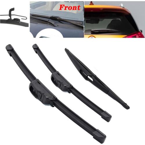 Front & Rear windshield wipers wiper Windscreen Window wipers blades For Nissan X-Trail Xtrail T32 Rogue MK2 2013 2014 - 2019