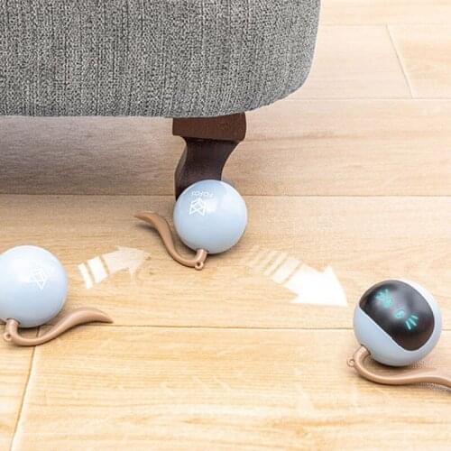 Interactive Cat Toy 1000mAh Electric Smart Rotating Ball Toys Fun Automatically Cat balls Kitten Ball Toy Kids gift Pet Supply