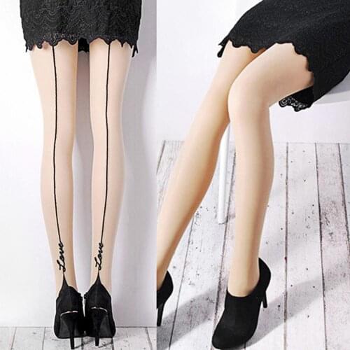 Women Stockings Vertical Stripes Tempting Acrylic Thigh High Stockings for Home