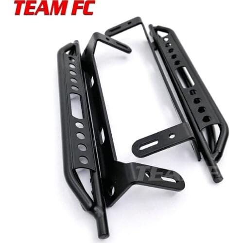 1 set TRX4 Metal Side Pedal Step Running Boards Foot-Plate for TRX-4 1/10 RC Crawler Body Shell Accessories