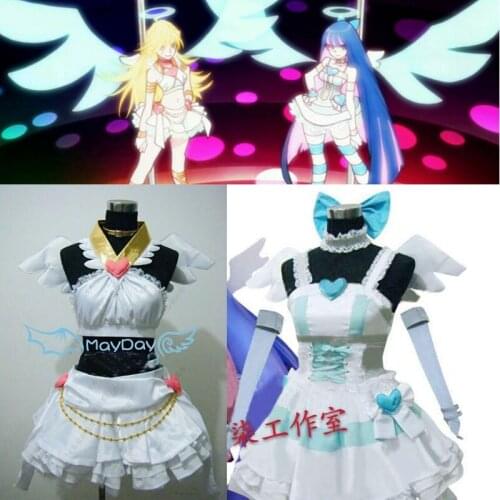 2020 Anime Panty & Stocking with Garterbelt STOCKING Cosplay Costume Cosplay FANCY S-2xL Angel turned installed
