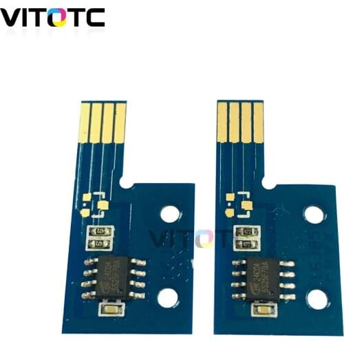 8PCS Toner Cartridge Chip Compatible For Fuji Xerox DocuPrint C1110 C1110B 1110 Laser Printer Cartridge Powder Reset Color Chips