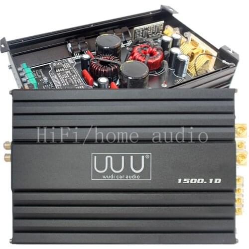 American original car audio subwoofer class D digital single-channel power amplifier， 1500W dual voice coil high-power amplifier
