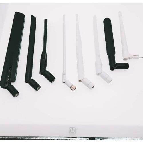 5dbi White 4g Lte Whip Rubber Antenna With Swivel Sma Male For 4g Wireless Router