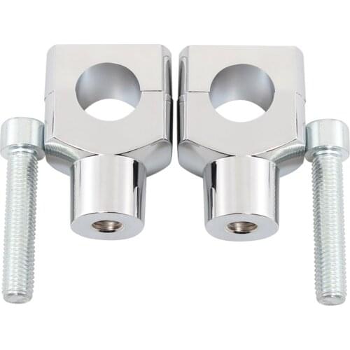 Motorcycle Chrome Handle Bar Mounting Handlebar Risers Clamp For Yamaha V-Star 650/ 1100/ Road Star 1600/1700 Accessories