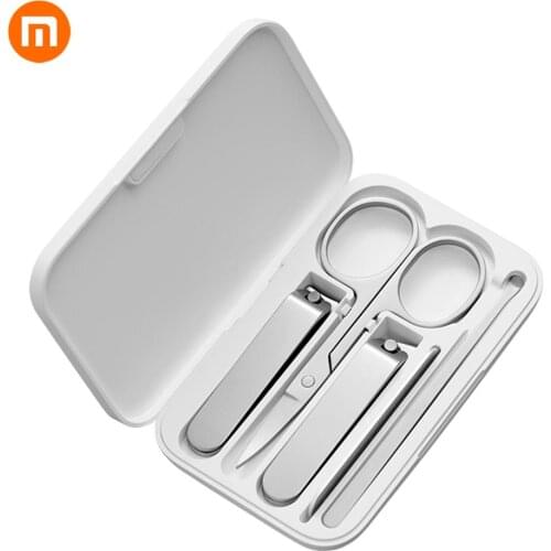 Xiaomi Mijia Stainless Steel Nail Clipper Set Trimmer Pedicure Care Clippers Earpick Nail File Professional Beauty Trimmer Tools