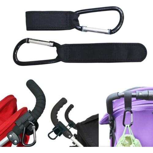 Baby Cart BagHooks Metal Non-Slip Hanger Wheelchair Organizer Bag Alloy Clip Pram Bag Hooks Kids Stroller SeatAccessory Supplies