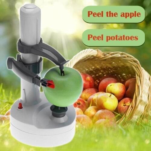 110V220V Multifunction Electric Peeler For Fruit Vegetables Automatic Stainless Steel Apple Peeler Kitchen Potato Cutter Machine