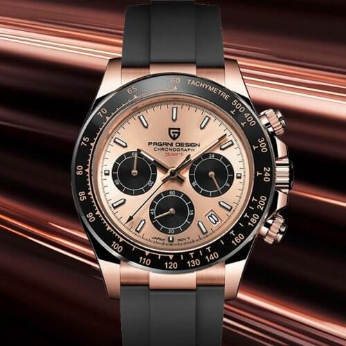 2020 New PAGANI DESIGN Mens watches Top brand Luxury quartz Sports Watch For Men Automatic Chronograph 100M Waterproof Clock Man