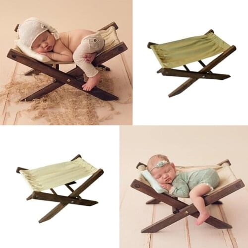 Newborn Photography Props Retro Folding Lounge Chair Baby Photo Shoot Accessories Auxiliary Props Posing Baby Photo Props