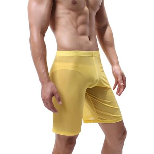 Pinky Senson Mens Sexy Underwear For Sex Breathable Mens Underwear Shorts para hombre ropa interior calzoncillo