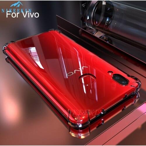 Clear Shockproof Case For VIVO Y31 Y50 Y20S Y20i Y51A Y91C Y30A Y70 Silicone Cover Y17 Y11S Y12s Y15 Y19 Y9S Y85 V20SE V20 Pro