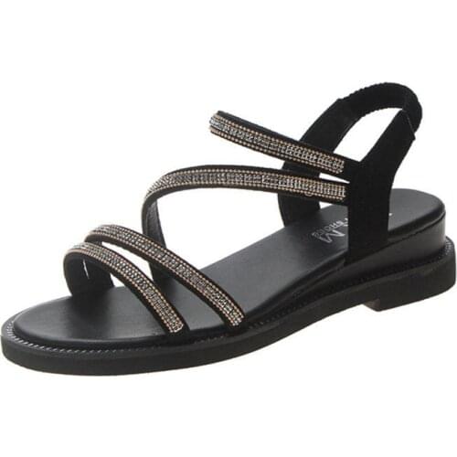 Women New Brand Sandals Home Non-slip 2021 Lady Flat Slippers Plastic Female Girls Cool Garden Shoes Hot Sale Footwear Cheap