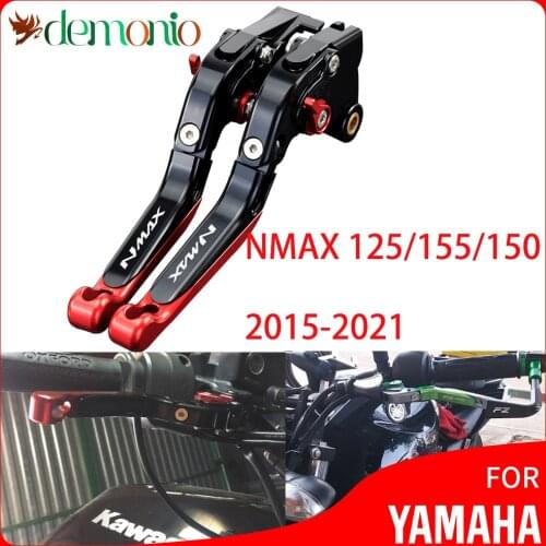 NMAX125 NMAX150 NMAX150 Folding Extendable Brake Clutch Levers For Yamaha NMAX 125 155 150 2015 2016 2017 2018 2019 2020 2021