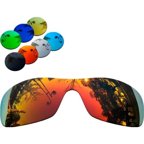 100% Precisely Cut Polarized Replacement Lenses for Antix Sunglasses Red Mirrored Coating Color- Choices