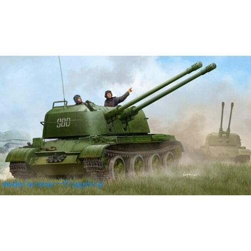 Trumpeter 1/35 05559 Russian ZSU-57-2 SPAAG Plastic Model Building Kit