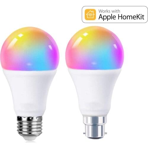Homekit WIFi Smart Bulb Colour E27 Dimmable RGBWC 7W