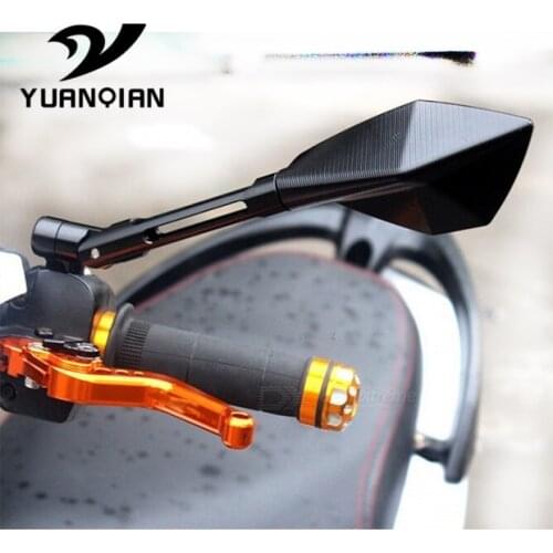 Universal Motorcycle Rearview Mirror CNC Side Mirrors For YAMAHA YS 150 TMAX 500 530 560 FZ6N MT10 C8 YBR125 155 NMAX155 fazer8