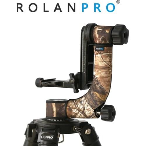 ROLANPRO Tripod Head Camouflage Sleeve/Protective Case For Gitzo Benro GH2 Wimberley WH-200 Gimbal Head Coat Telephoto Bird
