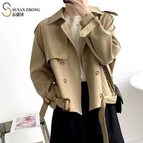 Women Female Lady Coat Trench Open Collar Storm Flap Raglan Spliced Gathering Back Belt Elegant Feminine England Style