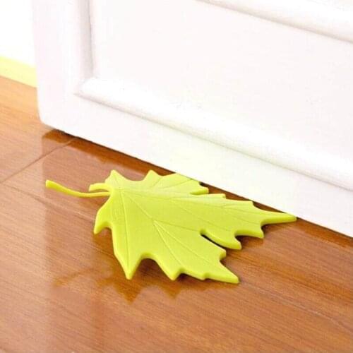 3Pcs/Lot New Baby Leaf Leaves Shapes Safety Fence Door Stopper Kids Security Home Decoration Kids Leaf Safety Protection Doors