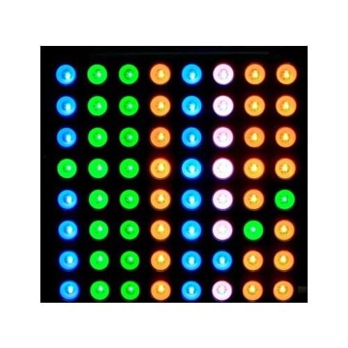 60mm Square 8*8 Red Green Blue Full-Color LED Matrix Screen - Super Bright RGB LED 60mm for Arduino