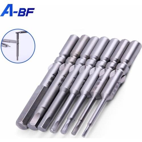 A-BF 6mm Hex Screwdriver Bits S2 Material Electric Screwdriver Bits Set High Strength Strong Magnetic Manufacturer Promotion