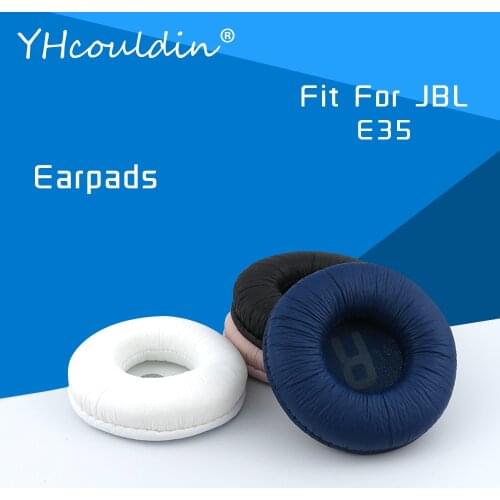 Earpads For JBL E35 Headphone Accessaries Replacement Ear Cushions Wrinkled Leather Material