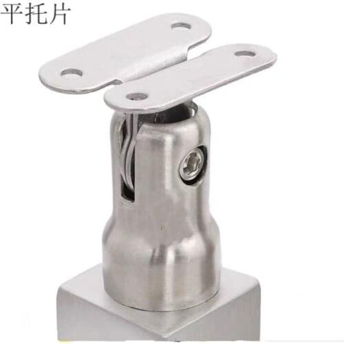 Freeshipping Stainless Steel SUS AISI 304 Grade Top Holder Balcony Handrail Support for Square Pipe Handrail