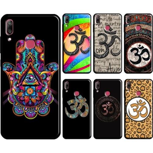 Aum om Namaste Symbol Zen Yoga For Huawei Y3 Y5 Y6 Y7 2017 2018 Y9 Prime 2019 Y7A Y6P Y5P 2020 Nova 5T 2i 3i Phone Case