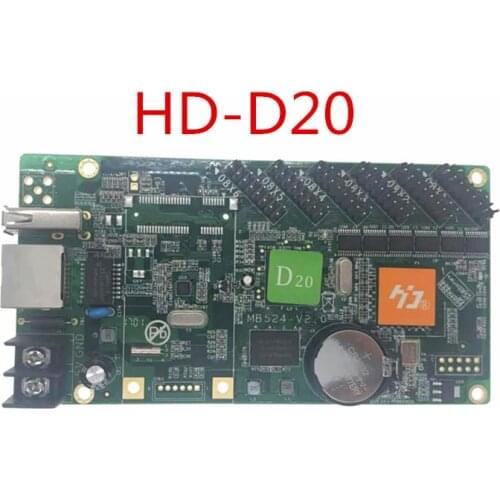 D20 HD-D20 RGB video full color LED display screen controller comes with 6 groups HUB08