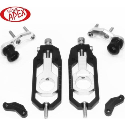 For Yamaha-R1 YZF R1 2004 2005 CNC Chain Tensioner Catena Adjuster with Paddock Bobbins Aluminium Alloy 2004 2005